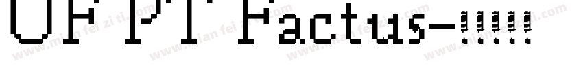 UF PT Factus字体转换